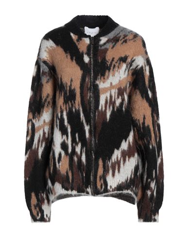 Gaelle Paris Gaëlle Paris Woman Cardigan Black Size 1 Acrylic, Polyamide, Mohair Wool In Multi