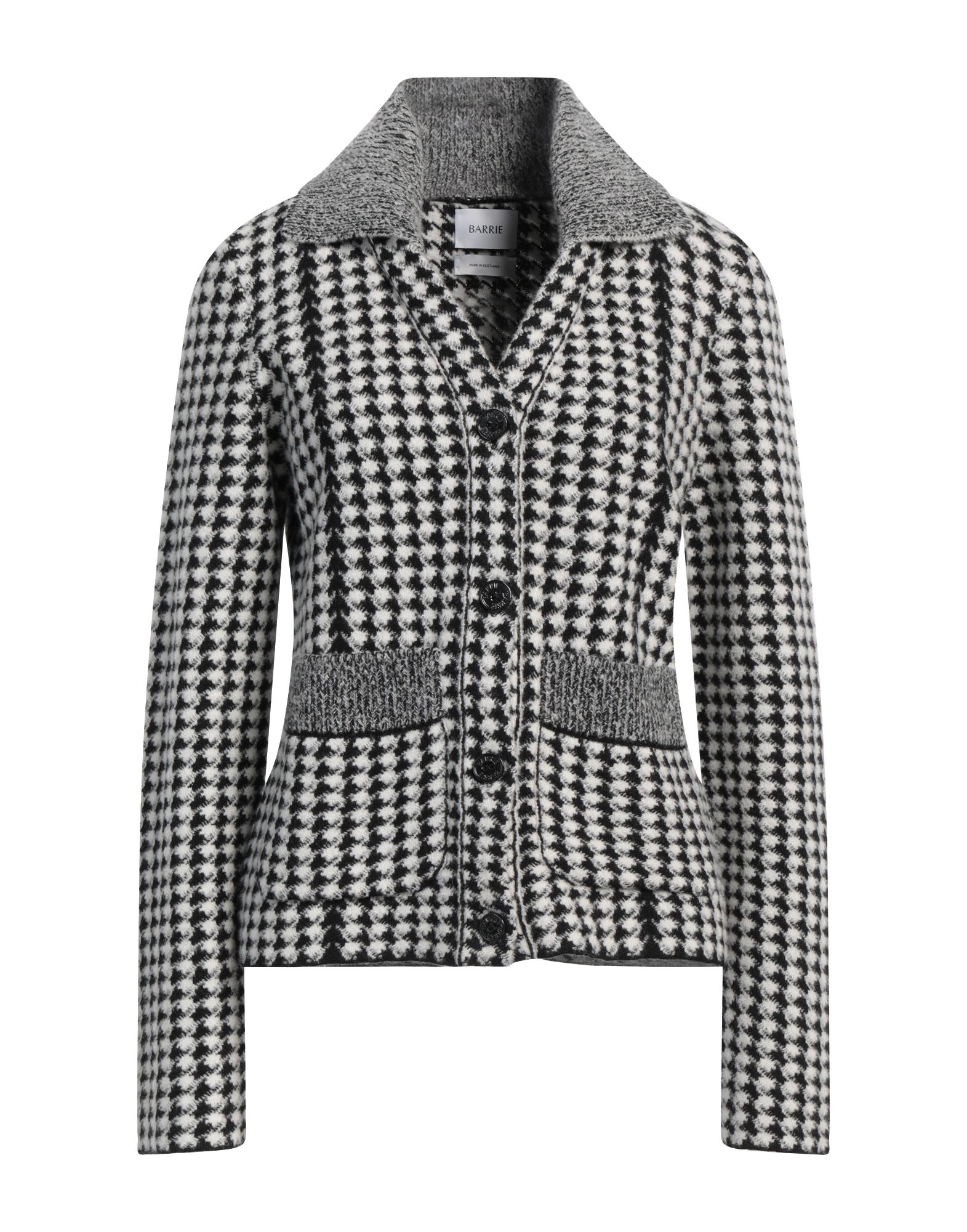 《セール開催中》BARRIE レディース カーディガン ブラック XS カシミヤ 62% / バージンウール 24% / シルク 14%