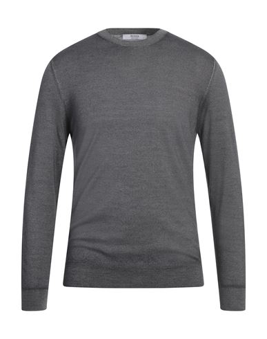 Shop +39 Masq Man Sweater Lead Size 40 Merino Wool