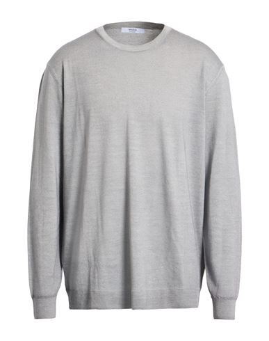 Masq Man Sweater Light Grey Size 48 Merino Wool In Gray