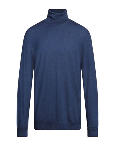 +39 Masq Man Turtleneck Blue Size 46 Merino Wool