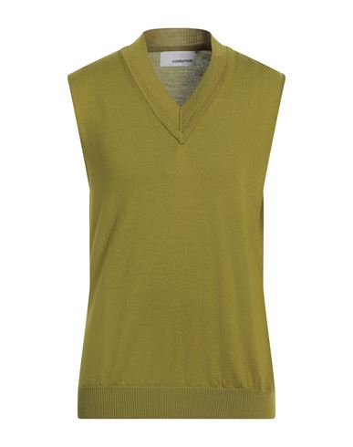 Costumein Man Sweater Military Green Size Xl Merino Wool In Green