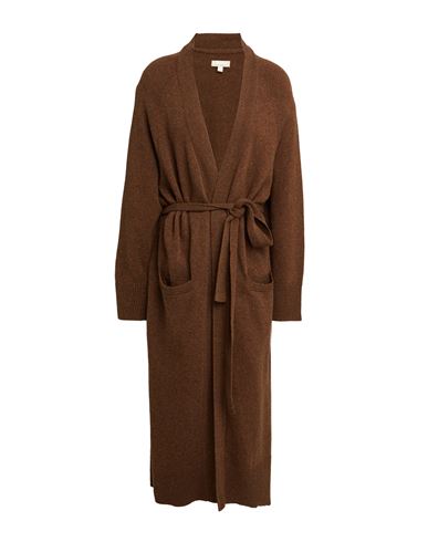 Barbour Woman Cardigan Brown Size L Recycled Wool, Recycled Polyamide