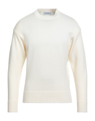 Gran Sasso Man Sweater Off White Size 38 Virgin Wool In White