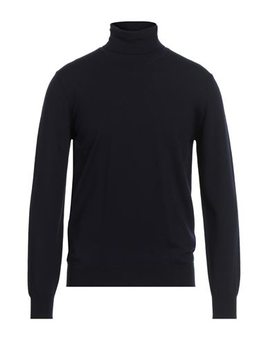 Shop +39 Masq Man Turtleneck Midnight Blue Size 44 Merino Wool