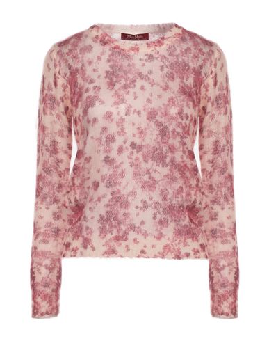 Max Mara Studio Woman Sweater Burgundy Size M Mohair Wool, Polyamide, Wool In Red