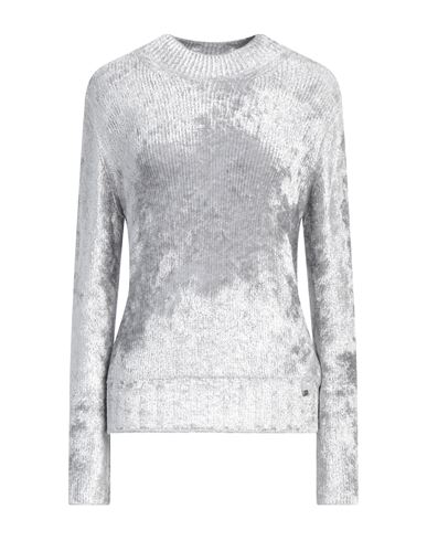 Herno Woman Sweater Grey Size 6 Viscose, Polyamide In Grey