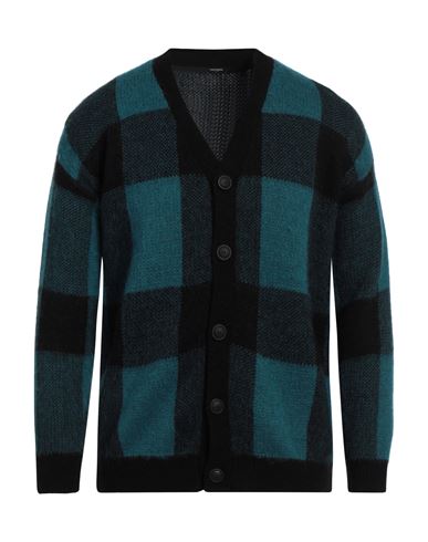 Takeshy Kurosawa Man Cardigan Deep Teal Size Xxl Acrylic, Mohair Wool