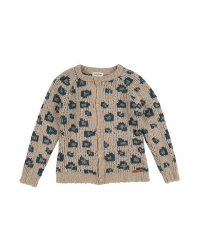 Shop Tocoto Vintage Toddler Girl Cardigan Sand Size 4 Polyacrylic, Wool, Polyamide In Beige
