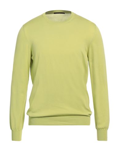 Viadeste Man Sweater Lime Green Size 50 Cotton