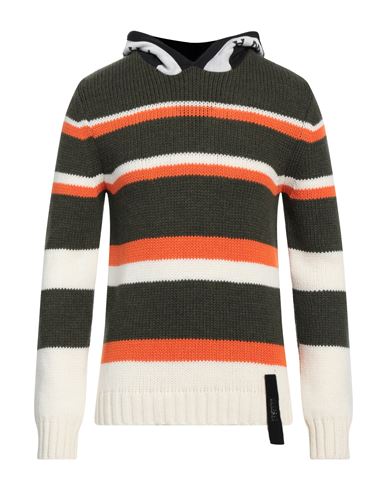 Takeshy Kurosawa Man Sweater Military Green Size Xxl Acrylic, Wool, Viscose, Alpaca Wool