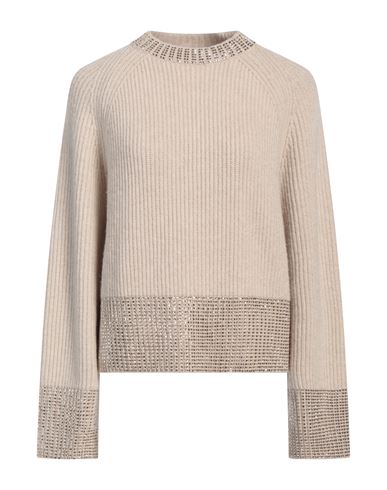 Golden Goose Woman Sweater Beige Size S Wool In Neutral