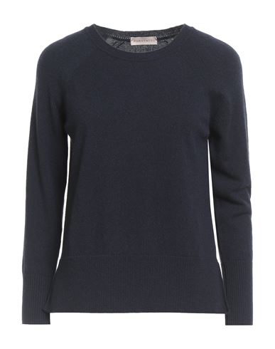 Purotatto Woman Sweater Midnight Blue Size 2 Cashmere In Blue