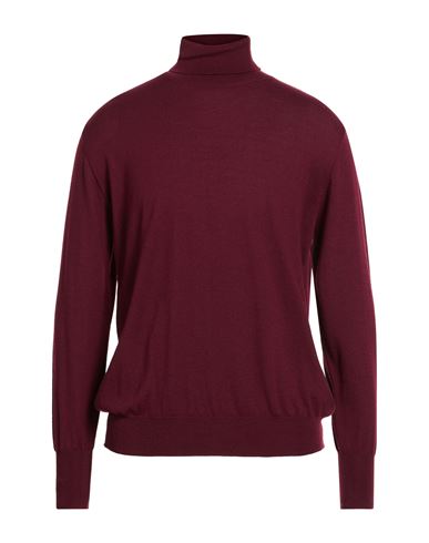 Marsēm Man Turtleneck Burgundy Size Xxl Cashmere In Burgundy