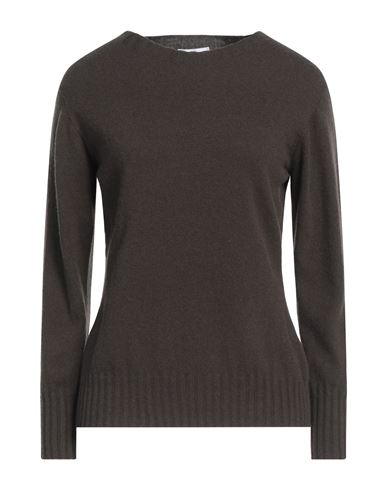 Diana Gallesi Woman Sweater Dark Brown Size Xl Polyamide, Wool, Viscose, Cashmere
