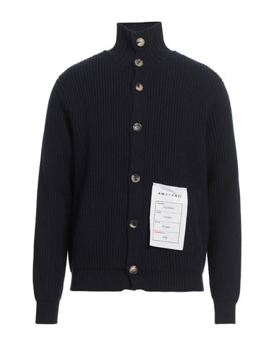 AMARANTO AMARANTO MAN CARDIGAN BLACK SIZE L WOOL, CASHMERE 