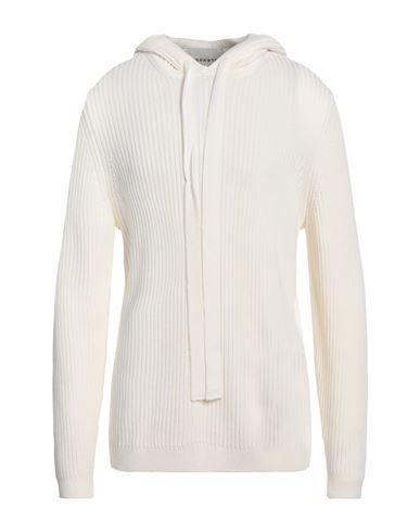 Amaranto Man Sweater Ivory Size Xl Wool