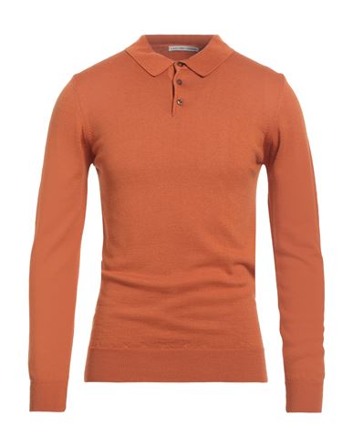GREY DANIELE ALESSANDRINI GREY DANIELE ALESSANDRINI MAN SWEATER RUST SIZE 38 ACRYLIC, WOOL 