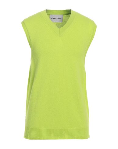 AMARANTO AMARANTO MAN SWEATER LIME GREEN SIZE XL WOOL, CASHMERE 