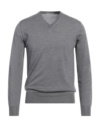 Grey Daniele Alessandrini Man Sweater Grey Size 38 Wool