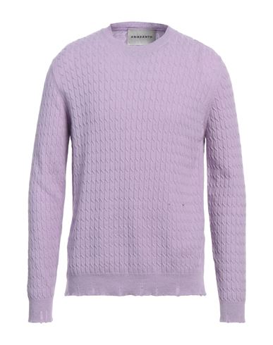 Amaranto Man Sweater Lilac Size Xl Wool