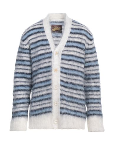 Marni Man Cardigan Sky Blue Size 44 Mohair Wool, Polyamide