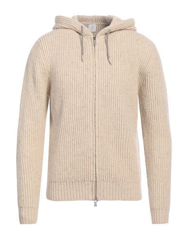 Eleventy Man Cardigan Beige Size 3xl Wool, Cashmere, Elastane, Polyester, Polyurethane