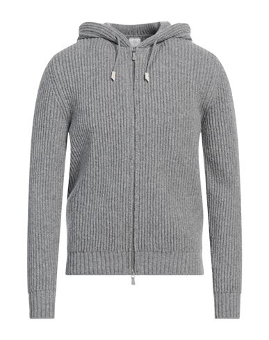 Eleventy Man Cardigan Grey Size 3xl Wool, Cashmere, Elastane, Polyester, Polyurethane