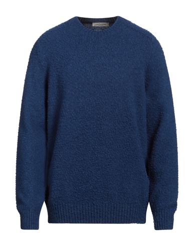 La Fileria Man Sweater Blue Size 44 Virgin Wool