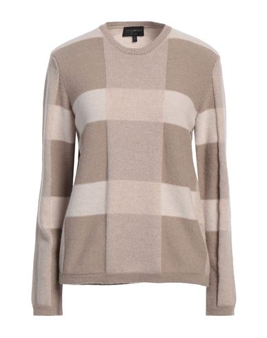 EMPORIO ARMANI EMPORIO ARMANI ICON WOMAN SWEATER TAUPE SIZE M VIRGIN WOOL, CASHMERE 