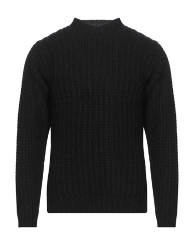 En Avance Man Sweater Black Size Xxl Acrylic, Mohair Wool, Wool