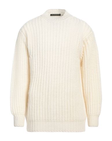 En Avance Man Sweater Ivory Size Xxl Acrylic, Mohair Wool, Wool