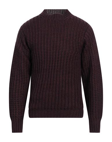 En Avance Man Sweater Plum Size M Acrylic, Mohair Wool, Wool