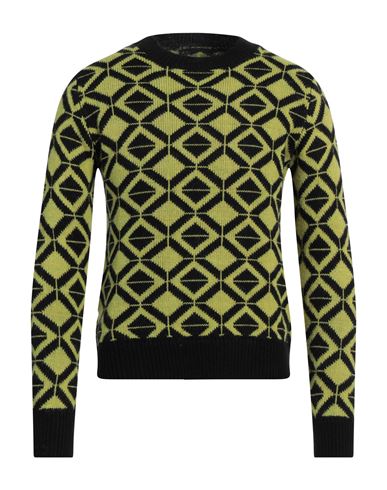 En Avance Man Sweater Lime Green Size Xl Acrylic, Alpaca Wool, Wool, Viscose