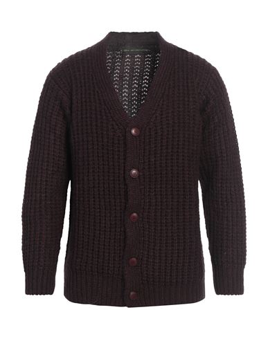 En Avance Man Cardigan Plum Size Xl Acrylic, Mohair Wool, Wool