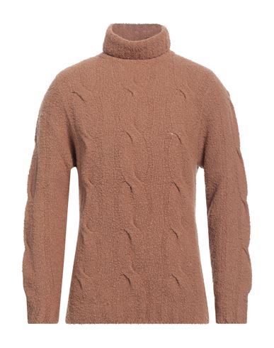 En Avance Man Turtleneck Camel Size M Wool, Polyamide, Recycled Polyamide