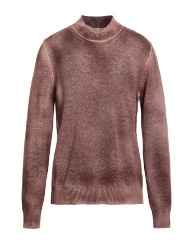 Grifoni Man Turtleneck Brown Size 44 Wool, Polyamide