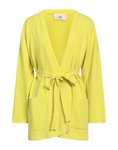 Solotre Woman Cardigan Lime Green Size Onesize Viscose, Polyester
