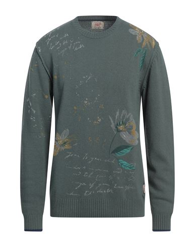 Bob Man Sweater Sage Green Size Xxl Wool, Viscose, Polyamide, Cashmere