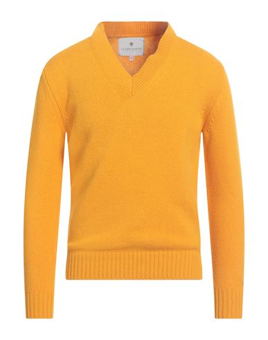 Seven Gauge Man Sweater Marigold Size 1 Wool