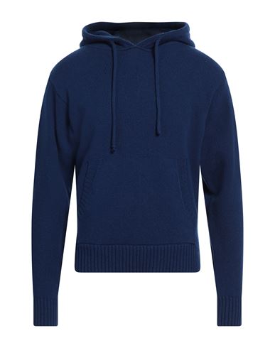 Seven Gauge Man Sweater Blue Size 2 Wool
