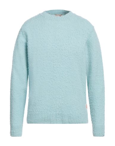 Bob Man Sweater Sky Blue Size L Wool, Polyamide