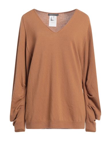 Alberta Ferretti Woman Sweater Camel Size 10 Virgin Wool, Cashmere In Brown
