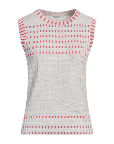 Malo Woman Sweater Light Grey Size 4 Silk