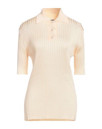 Jil Sander Woman Sweater Apricot Size 8 Viscose In Orange