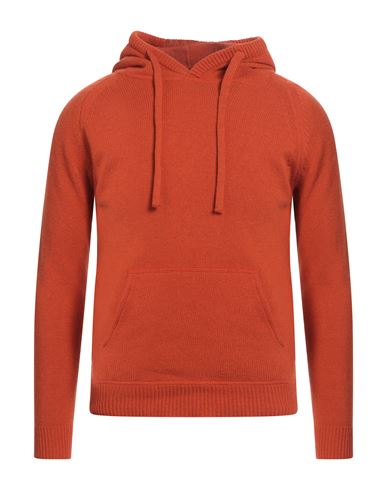 Lanificio Pubblico Man Sweater Orange Size 42 Wool, Polyamide