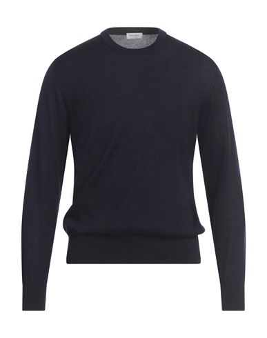 Shop Bramani Cashmere Man Sweater Midnight Blue Size M Cashmere