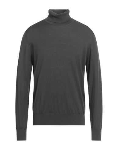 Shop Bramani Cashmere Man Turtleneck Lead Size L Cashmere