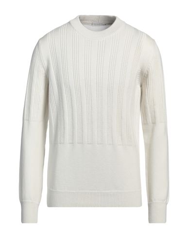 Paolo Pecora Man Sweater Off White Size L Virgin Wool
