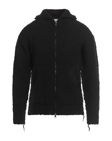 ATOMOFACTORY ATOMOFACTORY MAN CARDIGAN BLACK SIZE S VIRGIN WOOL, POLYAMIDE, WOOL, VISCOSE 